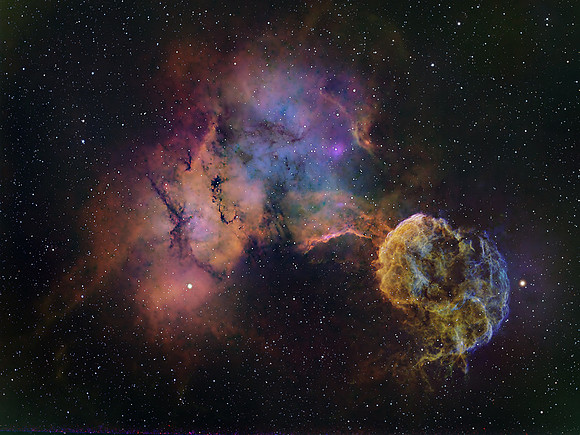 Jellyfish & IC 444 Nebulae