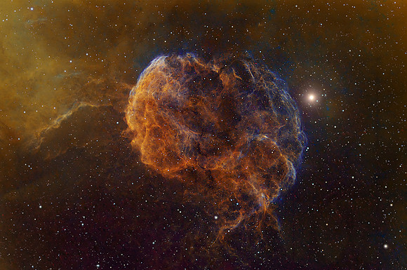 Jellyfish Nebula in Narrowband