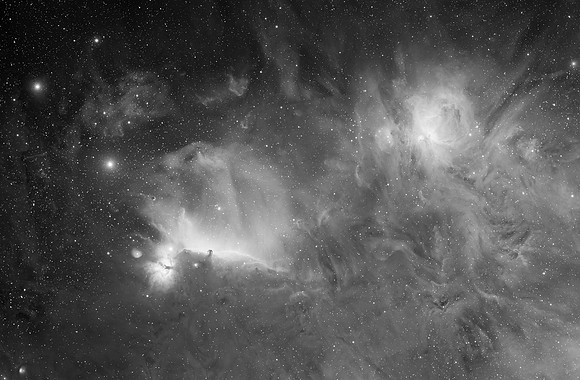 Orion and Horsehead Nebula